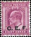 King Edward VII - Overprint "C.E.F."