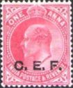 King Edward VII - Overprint "C.E.F."