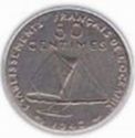 50 Centimes (Raised design - Essai)