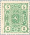 Coat of Arms 1885 - New Colors of 1875 Issue