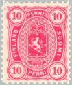 Coat of Arms 1885 - New Colors of 1875 Issue
