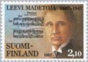 100th Birthday of Leevi Madetoja (1887-1947), Composer