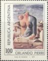 Painting of Orlando Pierri (1913-1992)