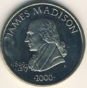 5 Dollars (4th US president James Madison 1809-1817)