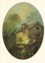 Robert Hubert. Landscape with a mill. 1796