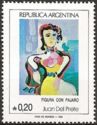 "Figura con Pajaro" by Juan Del Prete (1897-1987)