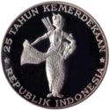 500 Rupiah (25th anniversary of independence)