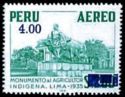 Monument (Aborigine-Agri), Lima - overprint