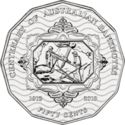 50 Cents (Centenary of Australian Banknotes)