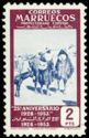 25Th anniversary of the first Moroccan stamp.Highlanders