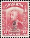 Rajah Sir Charles Vyner Brooke Overprinted with Royal Cipher