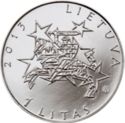 1 Litas (Lithuania’s Presidency-Council European Union)