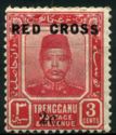 Sultan Zain-Ul Ab-Din overprinted "RED CROSS 2c."