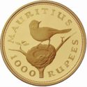 1,000 Rupees (Conservation - Mauritius flycatcher)