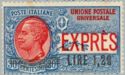 Express - Vittorio Emanuele III, Leoni Type, overprinted