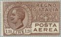 Airmail - King Vittorio Emanuele III within an oval
