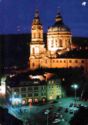 Prague. St Nicholas Cathedral at night