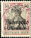 overprint on "Germania"