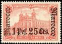 overprint on "Germania"