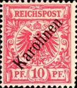 Crown/eagle with overprint