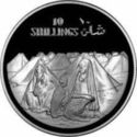 10 Shillings (10th Anniversary of republic - Silver edition)