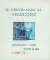 III Centario De Valezquez Madrid 1961