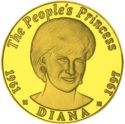 2,000 Kwacha (Diana - The People's Princess)