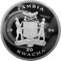 20 Kwacha (XVII Winter Olympic Games 1994 Lillehammer)