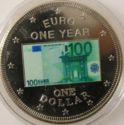 1 Dollar (100 Euro banknote)