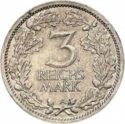 3 Reichsmark (A, D, E, F, G, J)