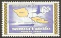 Map of Western Samoa