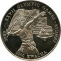 1,000 Kwacha (XXVII Summer Olympic Games 2000 Sydney)