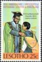 King Moshoeshoe II (Chancellor) capping a graduate