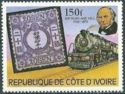 Locomotive and Japan Stamp