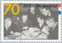 Photo from 1949, Meeting of a Stamp Association