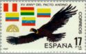 Andean Condor (Vultur gryphus), Flags