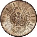 5 Złotych (PRÓBA) (Jozef Pilsudski-eagle shooting)