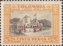National Library Overprinted
