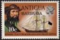 "Blackbeard" and Pirate Ketch - Overprinted