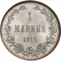 1 Markka (toothed rim)