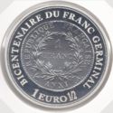1½ Euro (200th Anniv. of the French Monetary Reform)