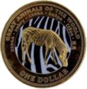 1 Dollar (Zebra - Gilt edition)