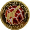 1 Dollar (Giraffe - Gilt edition)
