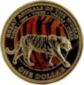 1 Dollar (Tiger - Gilt edition)