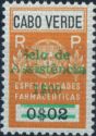 Fiscal stamps of «Pharmaceutical Specialties», with surcharg