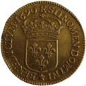 1 Louis d'or (Louis XIV. Older head - E - Tours)