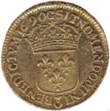 1 Louis d'or (Louis XIV. Older head - G - Poitiers)