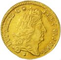 1 Louis d'or (Louis XIV. Older head - I - Limoges)