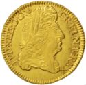 1 Louis d'or (Louis XIV. Older head - K - Bordeaux)