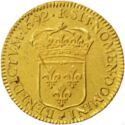 1 Louis d'or (Louis XIV. Older head - K - Bordeaux)